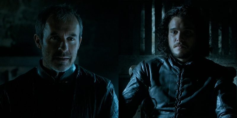 Станис и Джон Сноу