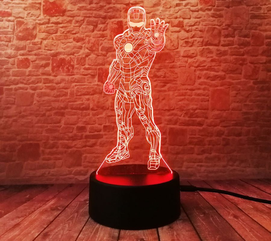 Marvel-Iron-Man-Model-3D-Illusion-LED-NightLight-Colourful-Flashing-Light-Glow-Avengers-Superhero-Ironman-Figure (3)