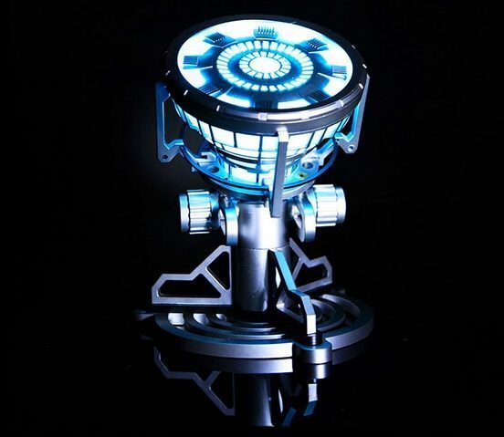 NEW-hot-16cm-MK43-1-1-Scale-The-Avengers-Juguetes-Anime-Iron-Man-3-Arc-Reactor