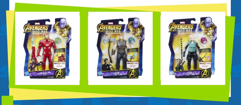 Фигурка Мстителей 15 см с камнем