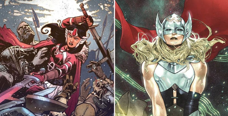 Топ 10 самых воинственных женщин из Асгарда