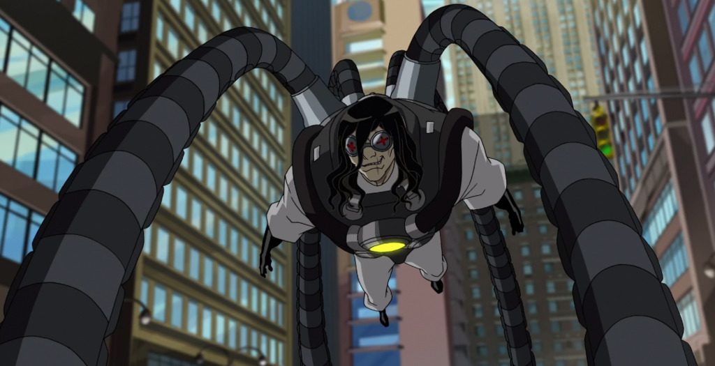 Доктор Осьминог в мультфильмах
