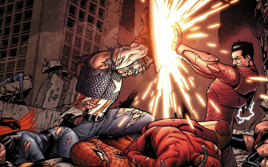 Гражданская Война (Civil War #1-7, многочисленные тай-ины)